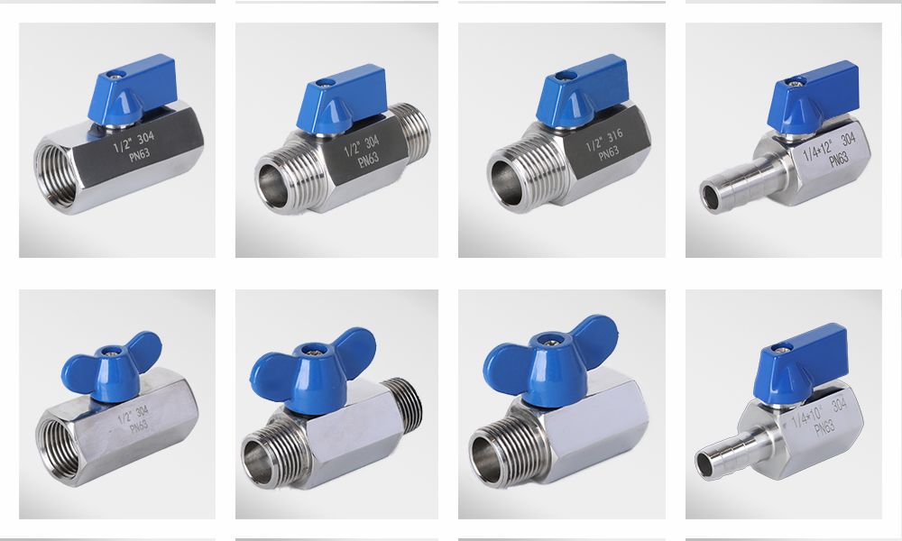 High-Quality Stainless Steel Mini Ball Valve 