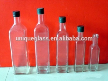 60ml clear glass bottles for liquor with cork stopper from china supplier