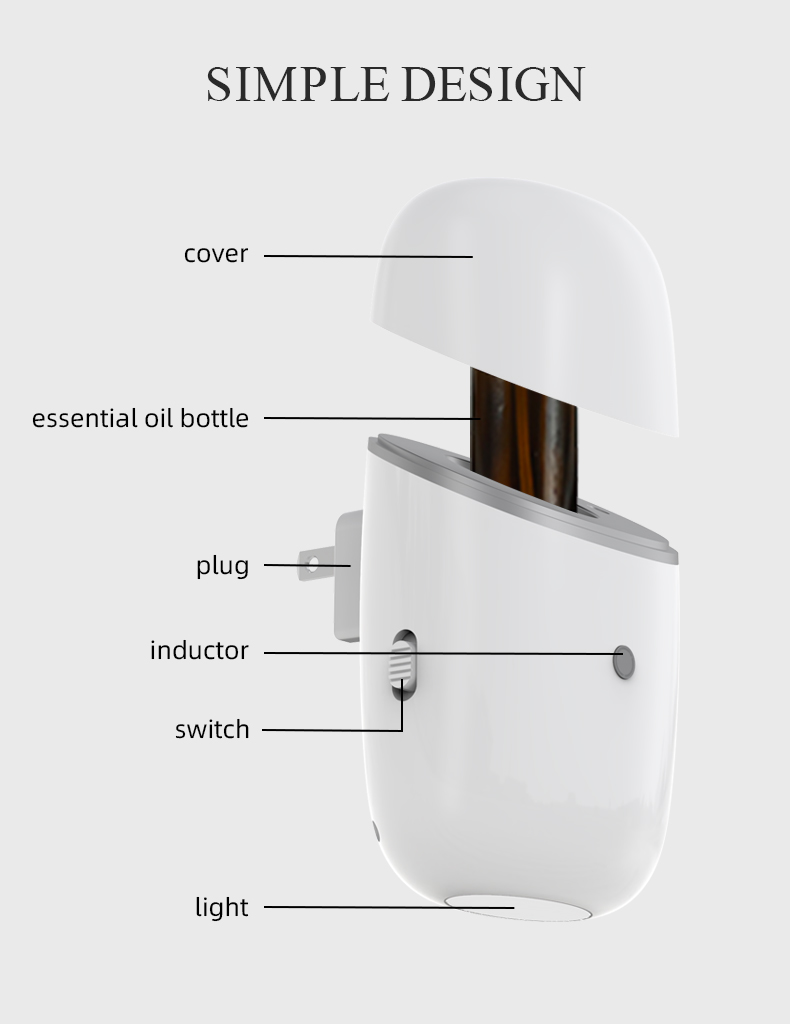 Smart Sensing Wall Plug in Aroma Diffuser