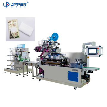Disposable Wet Wipe Making Machine: 4 Side Sealing, Folding, Cutting & Packing