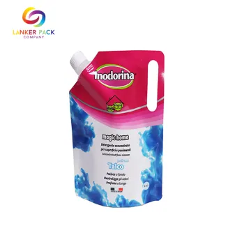 Custom Waterproof Plastic Spouted Liquid Pouches