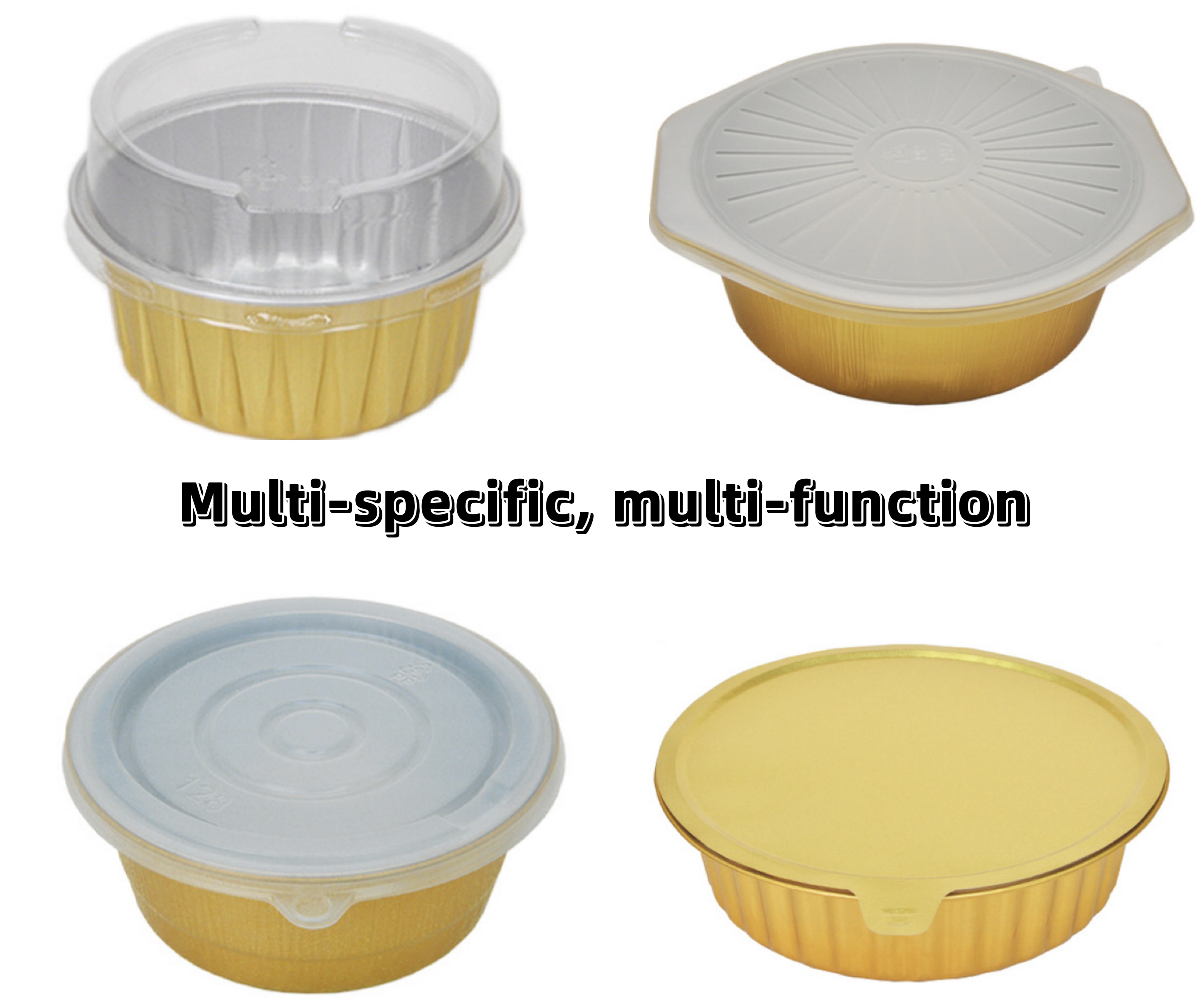 Small Aluminum ContainersWith Lids