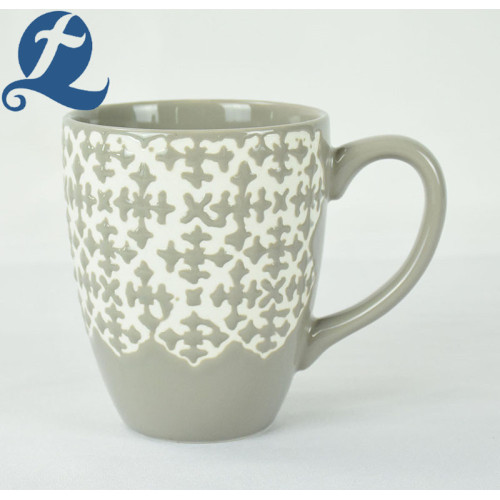 Accept custom printed wholesale price relief coffee mug