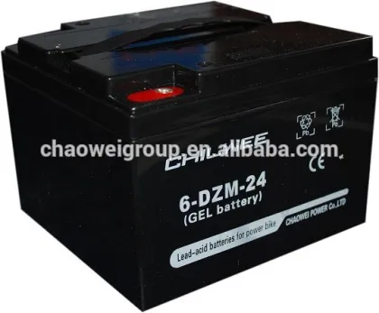 Chilwee Brand Electric bike battery, 12V24Ah