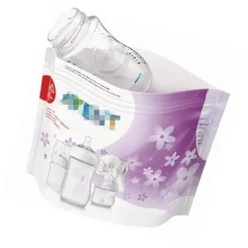 BPA free microwave sterilization bag for baby bottle