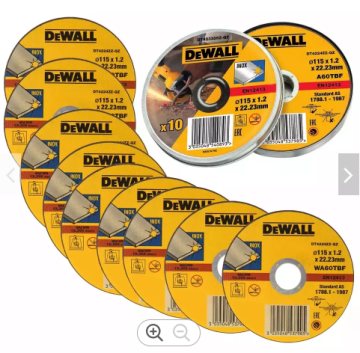 EN12413 T42 4inch 107x1.2x16mm Black Cutting Disc for Metal and Stainless Steel Grinding