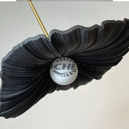 Nordic Restaurant Bedroom Bedside Lotus-Shaped Pendant Light