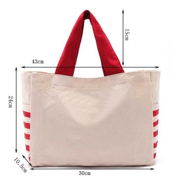 2015 wholesale custom printed cotton canvas tote bag