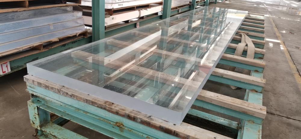 لوحة تزويد لوحة Plexiglass عالية الشفافة الشفافة