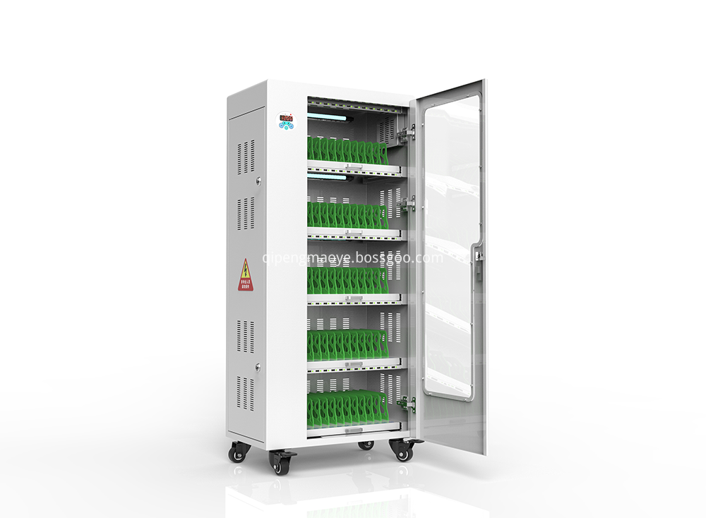 UV lamp tablet charging carts