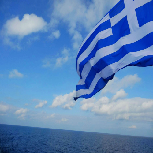 Mikrofaser Reisen Strandtuch griechische Flagge