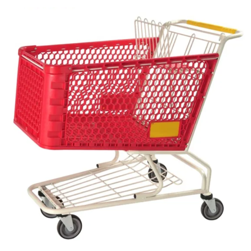 Plastic Supermarket Shopping Trolley