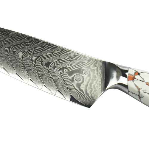 Couteau de chef japonais Damas