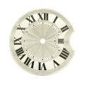 หน้าปัดนาฬิกาสไตล์คลาสสิกสำหรับนาฬิกาบัลลอนสีฟ้า