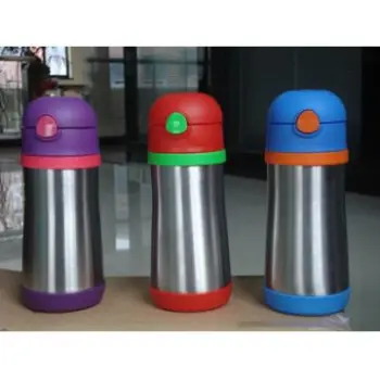 Vacuum flask with straw for little children YF-RB03-350
