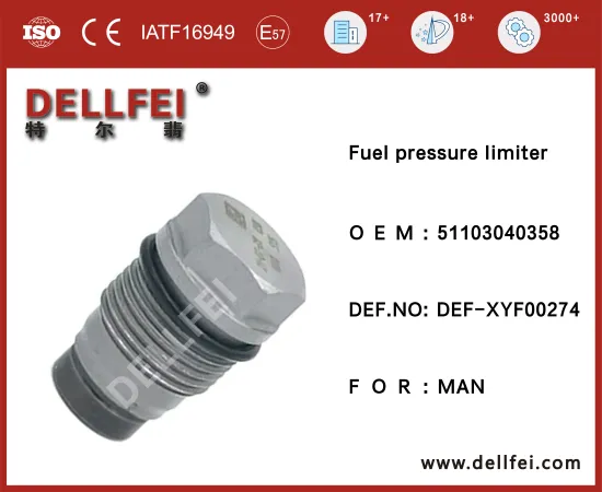 Pressure Release Relief Limitter Valve 51103040358 for MAN