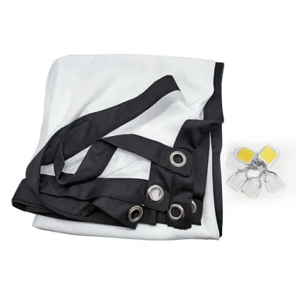 Foldable Portable Projector Screen - 16:9/4:3/1:1 Projection Fabric Folding TV Screen