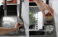 Black Rectangle Stainless Steel Kitchen Sink for School, Restaurant, and Home