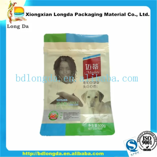 stand up pouch plastic food packaging bag