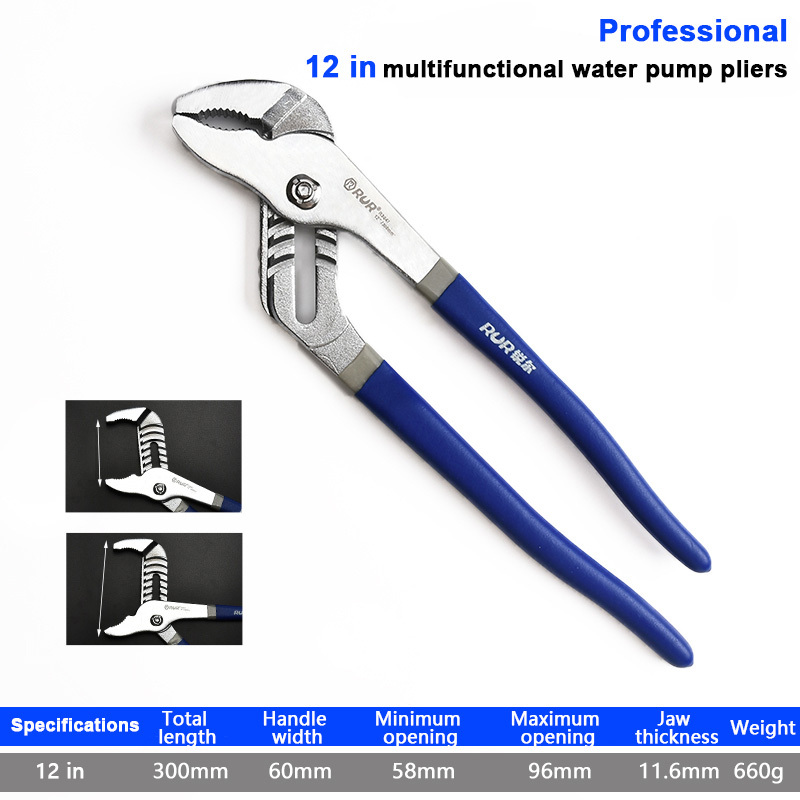 German style multifunctional eagle beak water pump pliers, large opening pliers for water pipes