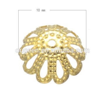 fashion metal decoration Series Necklace/Cord Crimp End Tips Caps Beads