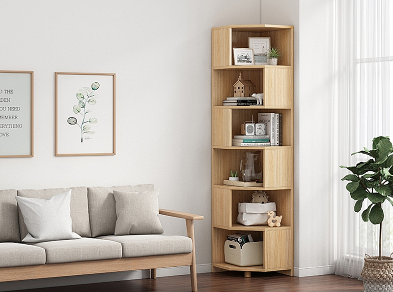 Corner Wooden Shelf