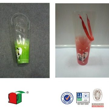 printing portable flower packaging tube for valintine Day