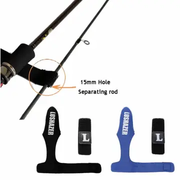 2 Pcs Fishing Rod Tie Holder Strap Fastener Hook Loop Cable Cord Ties Fishing Rod Belt Fishing Tackle Box Accessories
