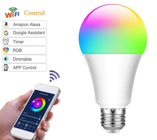 Smart WIFI RGBW LED Bulb luces inteligentes led