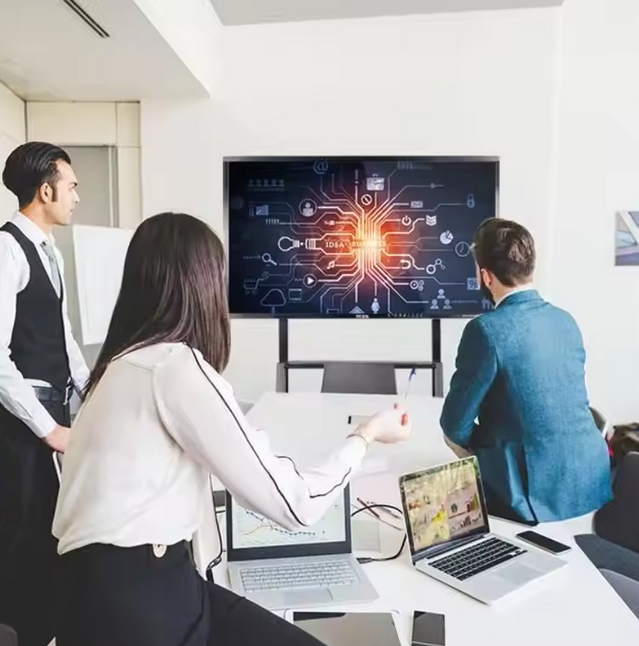 LED touch screen electronic whiteboard for meeting
