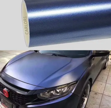 satin metallic midnight blue wrap vinyl