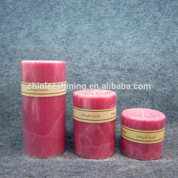 Scented Pillar Candle Factory, 100% natural soy pillar candle