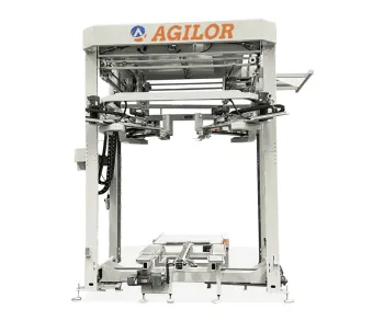 Stretch Hooder Machine with Dual Film Coverage