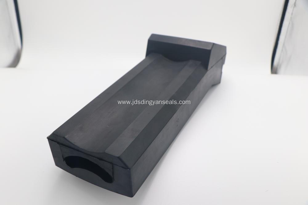 EPDM solid core hollow flexible rubber end piece