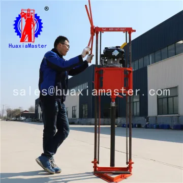 QZ-2B Gasoline engine water well drill rig machine core drilling rig machine for geological exploration