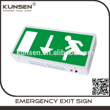 Wholesale IP20 rating rechargeable 3.6V back battery emergency exit sign