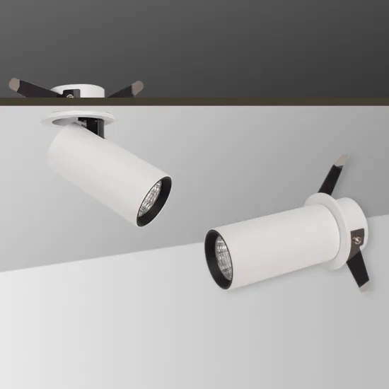 White Color 7w Recessed Spotlight Rotatable LED Downlight