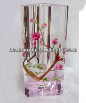 Practical crystal vase