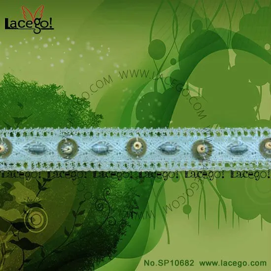 Colorful Sequin Lace For Dress Decoration