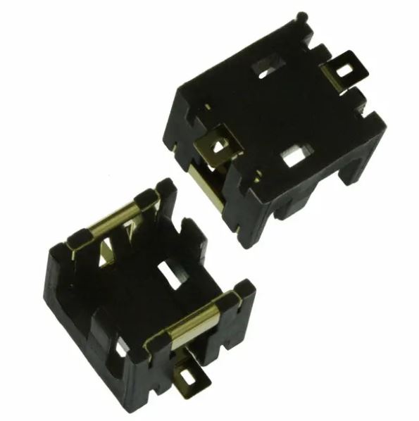 Giá đỡ pin 1 / 3N với dây dẫn Surface Mount