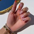 Nouvelle presse acrylique française artificielle sur l'art des ongles