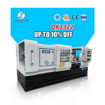 High Quality QK1322 Pipe Thread Lathe with Double Chuck for Large Diameter - QK1322 QK1325
