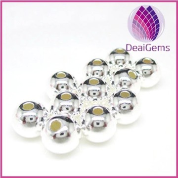 High quality 9mm 925 sterling silver beads loose beads for making jewelry