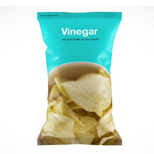 Composteerbare chips tas plastic ritssluiting