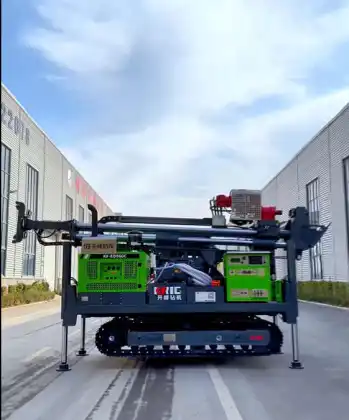 Core sample drilling rig for highway engineering