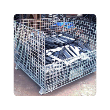 Collapsible Wire Mesh Container Cage Pallet with 1000kg Capacity