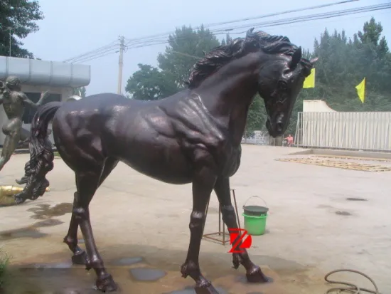 cast statue animal bronze horse sculpture