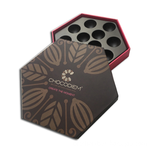 Luxury Packaging Paper Hexagon Chocolate Box