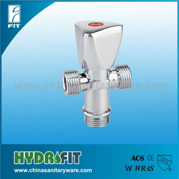 washmachine zinc alloy 3 ways angle valve
