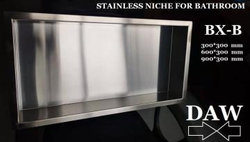 stainless niche for bathroom